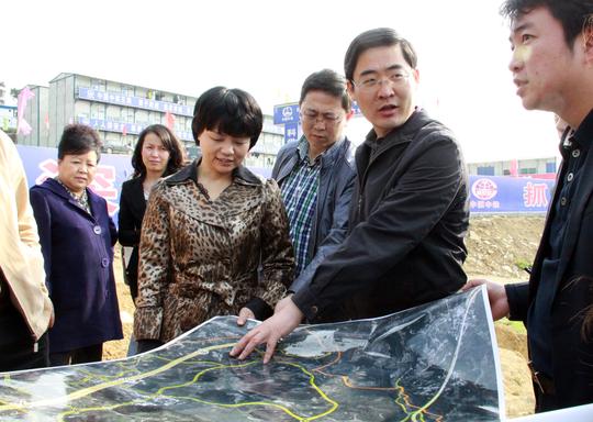 朱丽霞考察贵龙大道规划及沿途项目建设时强调实施差异化定位避免同