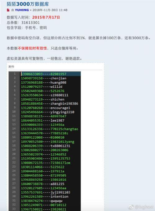 陌陌数据在暗网出售,究竟是怎么回事?谁还敢在陌陌上填真实信息.