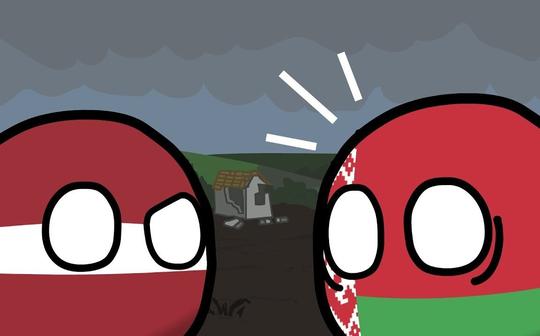 【白俄波兰球】countryballs№48拉脱维亚，你在做生意吗?