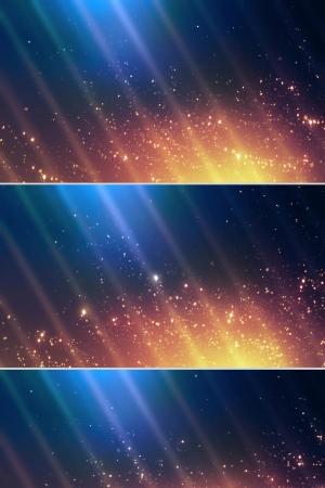 魔幻宇宙星空场景火光碎片粒子飘浮斜射线唯美舞台背景视频素材