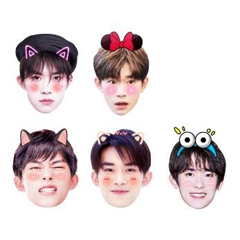 tfboys易烊千玺周边贴纸大头贴表情包q版可爱手机贴贴画