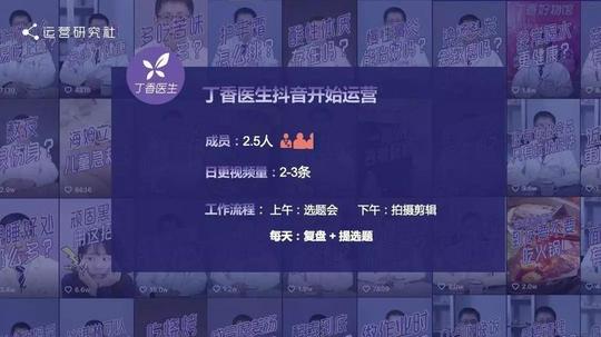 抖音半年获7亿播放量，丁香医生有哪些可复制的内容方法论?