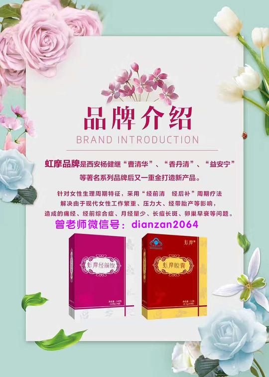 虹摩品牌介绍微商招商加盟宣传单海报平面白