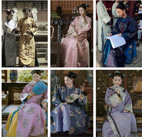 延禧攻略同款服装古装清宫服装女清朝服饰女妃子装高端绣花旗装女