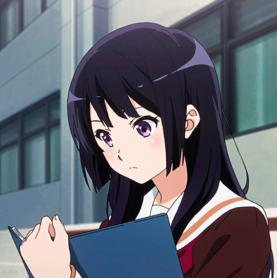 动漫二次元动画校园截图gif动态图青春同人京阿尼美少女