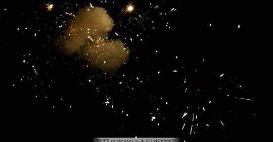 动态爆炸火花视频素材