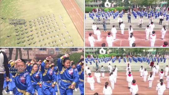小学校园生活小学宣传片视频素材