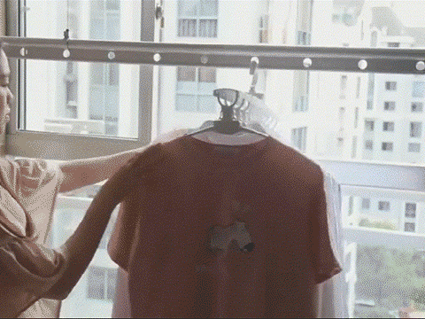 不想叠衣服?这个1秒自动收衣的抖音爆款,让你衣柜空间