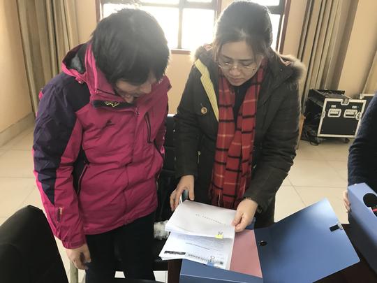 会上,冯雯妍处长汇报了我校建设就创业指导工作站的近期情况