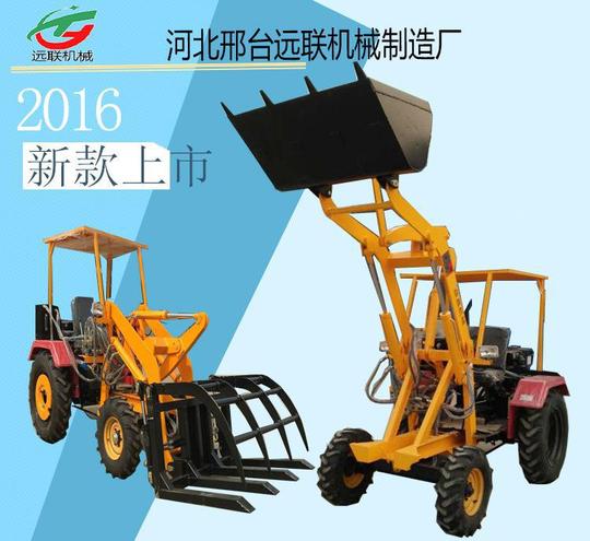 创业设备农用民用建筑工地专用小型轮式装载机小铲车推土机
