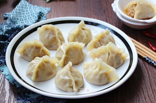 主页主食烫面白萝卜蒸饺(主食)的图示做法