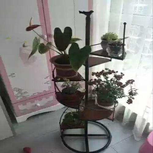 法式乡村铁艺小鸟旋转楼梯装饰小花架花托园艺杂货花园装饰包邮