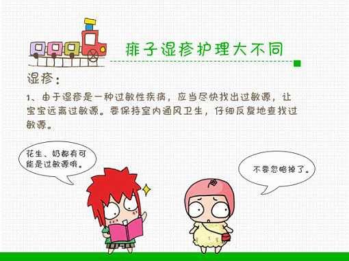 孩子湿疹和痱子有什么区别