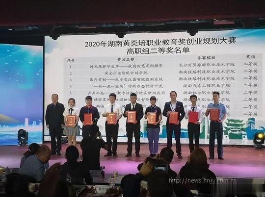 湖南铁路科技职院获省黄炎培职业教育奖创业规划大赛金奖