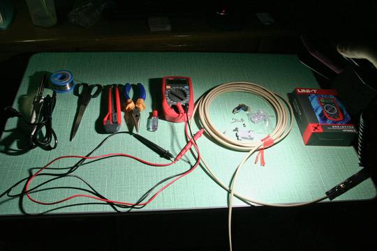 diy离机闪8米延长线成功