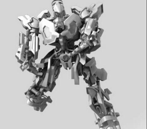 机甲机器人3d模型3d素材