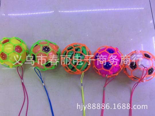 带绳子疯狂额跳舞足球会发光会音乐跳跳球蹦蹦球地摊热卖批发