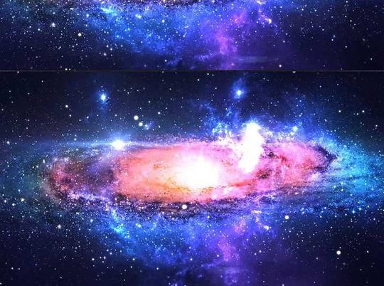 背景视频动态|特效|背景>地球宇宙星空星河银河系美丽星云视频素材