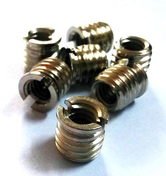 cnc高端数控加工厂1/4不锈钢转接螺丝加工