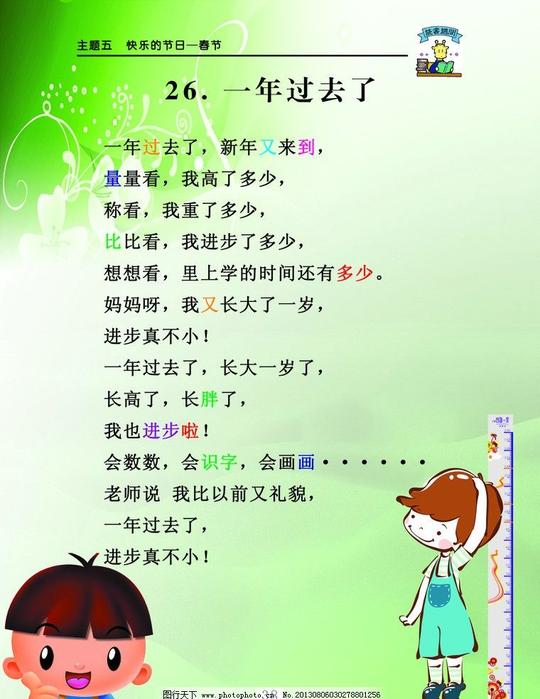 幼儿园展板小孩卡通人物量身高你真棒背景素材展板模板