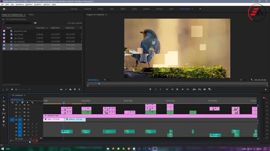 vlogger必备免费酷炫的平滑转场premiere模板(附云盘下载地址可换素材直接套用)