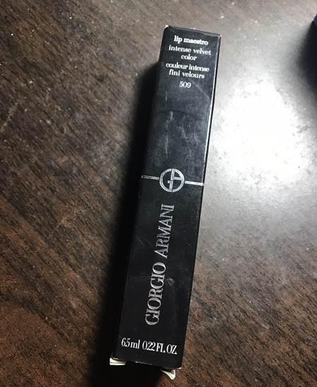 阿玛尼红管唇釉509,2015年圣诞限量色,酱梅子