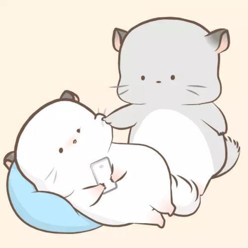 四毛情侣头像