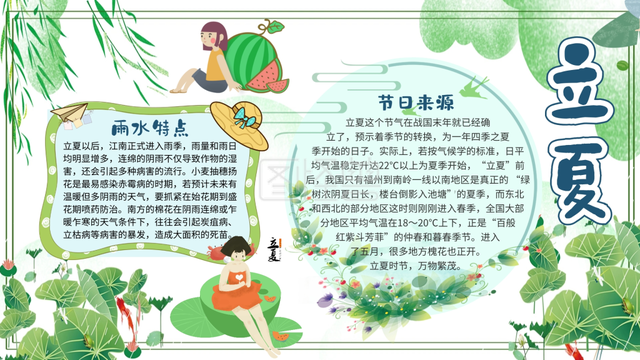 24节气处暑手抄报图片大全初中