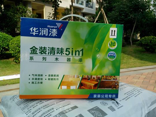 华润漆金装清味5in1环保木器漆招商代理,创业致富.