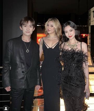 谷爱凌与杨颖同框合照图片