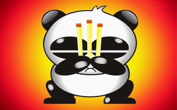 熊猫烧香表情包 一路好走
