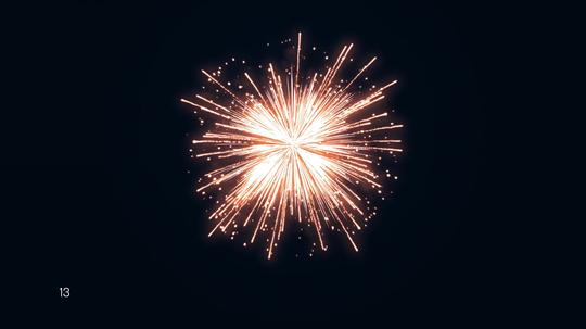 节日庆典新年粒子烟花4k超清视频素材
