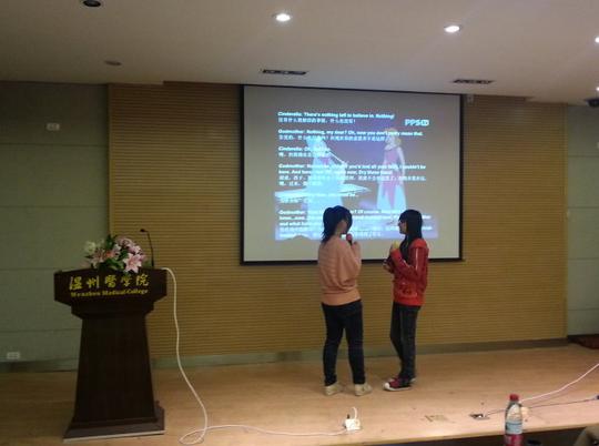 吾学英舌----记仁护团总支学生会英语情景剧配音大赛
