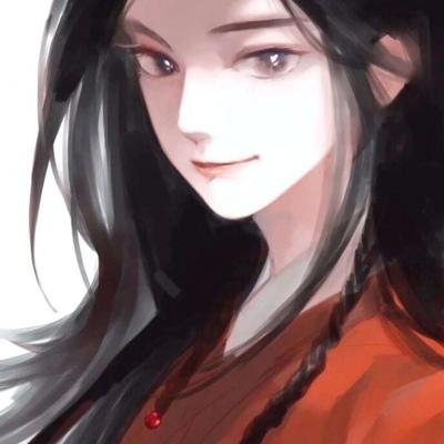 古风漫头｜长街长，烟花繁，你挑灯回看；短亭短，红尘辗，我把萧再叹。,卡通动漫,男生,二次元