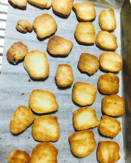 徐兰君做的炼乳饼干