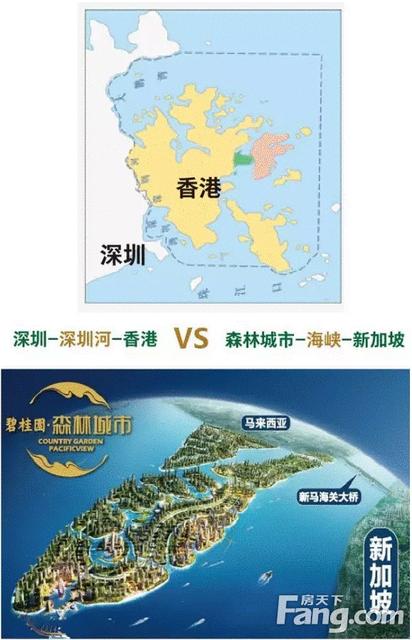 深圳-香港区位与依斯干达-新加坡区位极其相似