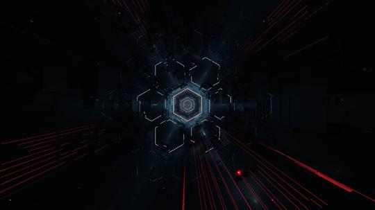 4k科技感线条3d穿梭vj素_3840x2160_高清视频素材下载