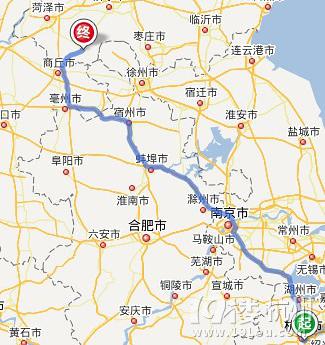 大丰到菏泽市有多少公里