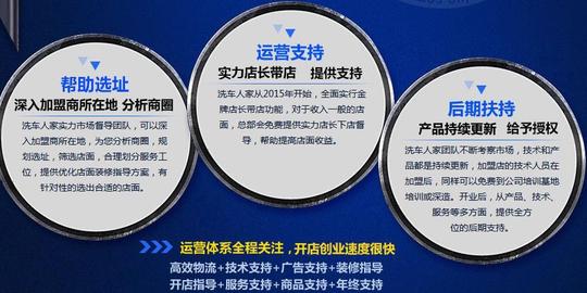 洗车人家扶持政策到位是二三线城市创业好选择