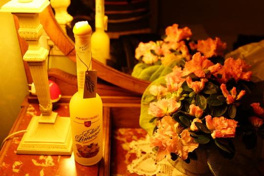 意大利柠檬酒和散装葡萄酒