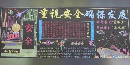 安全月黑板报素材内容