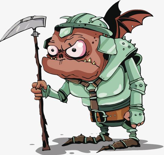 恶魔恶魔杀戮杀红眼卡通杀戮杀戮此素材是90设计网