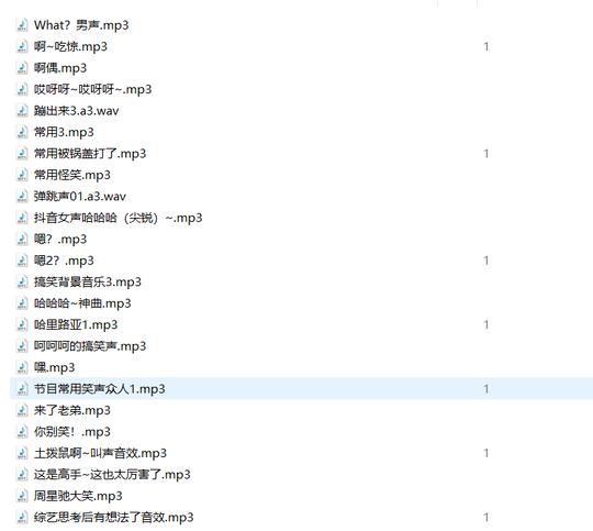 【音效素材】网络热门音效大合集，短视频必备