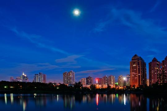 城市_夜晚_夜景_图片大全—全景创意图库（quanjing.com）中国领先的正版图片视频素材网站