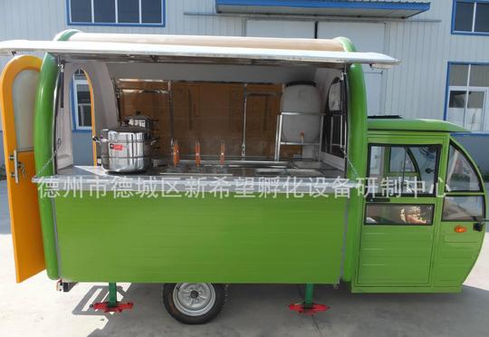 新希望电动三轮移动小吃车创业项目车夜市美食电动早餐车商品大图