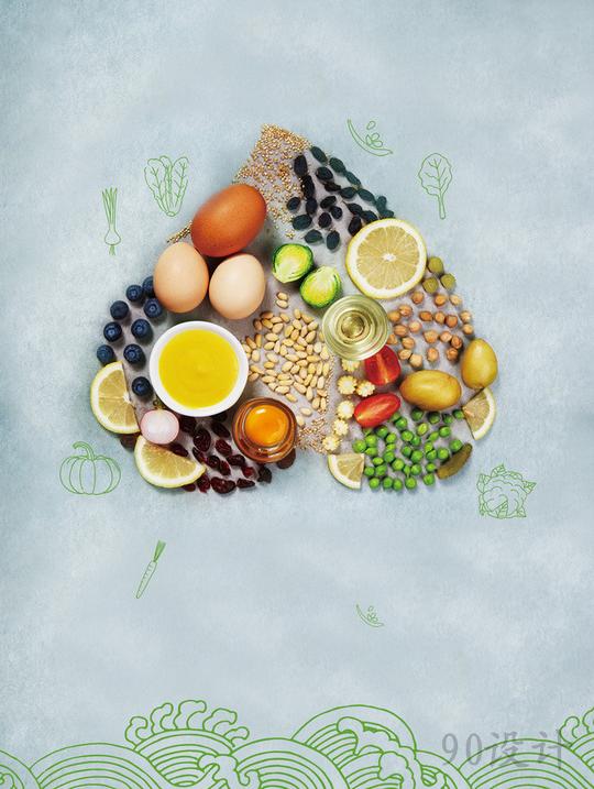 简约创意美食食物食品五谷杂粮背景素材