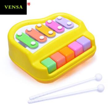 vensa乐器婴儿幼儿音乐手敲琴八音小木琴钢琴宝宝乐器玩具1-2-3岁抖音