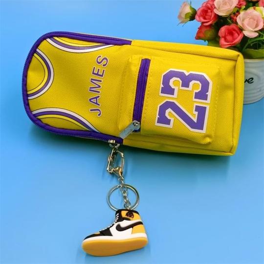 一根拉链笔袋小众冷门个性创意文具nba篮球衣简约送礼物文具铅笔