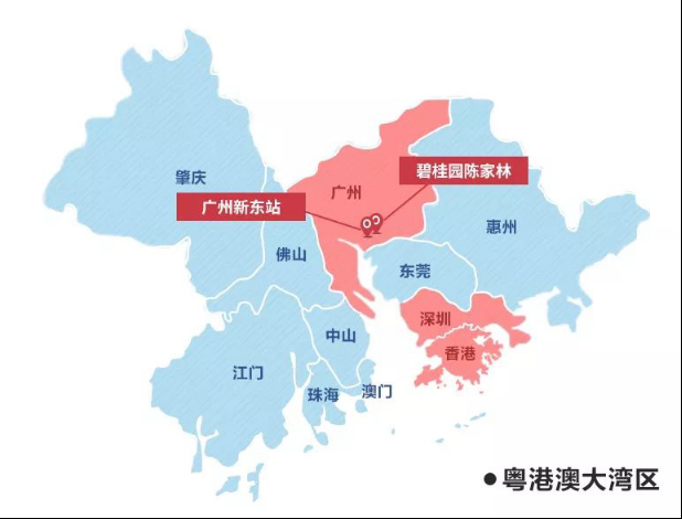 这里也是粤港澳大湾区核心城市——广州,深圳双城协作的黄金节点.