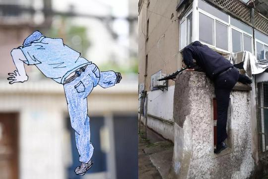 敲门无人应因担心老人出现意外警察蜀黍决定翻窗而入和平年代最具